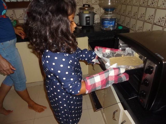 Baking at Anokhi Montessori